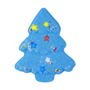 Christmas tree bath bomb